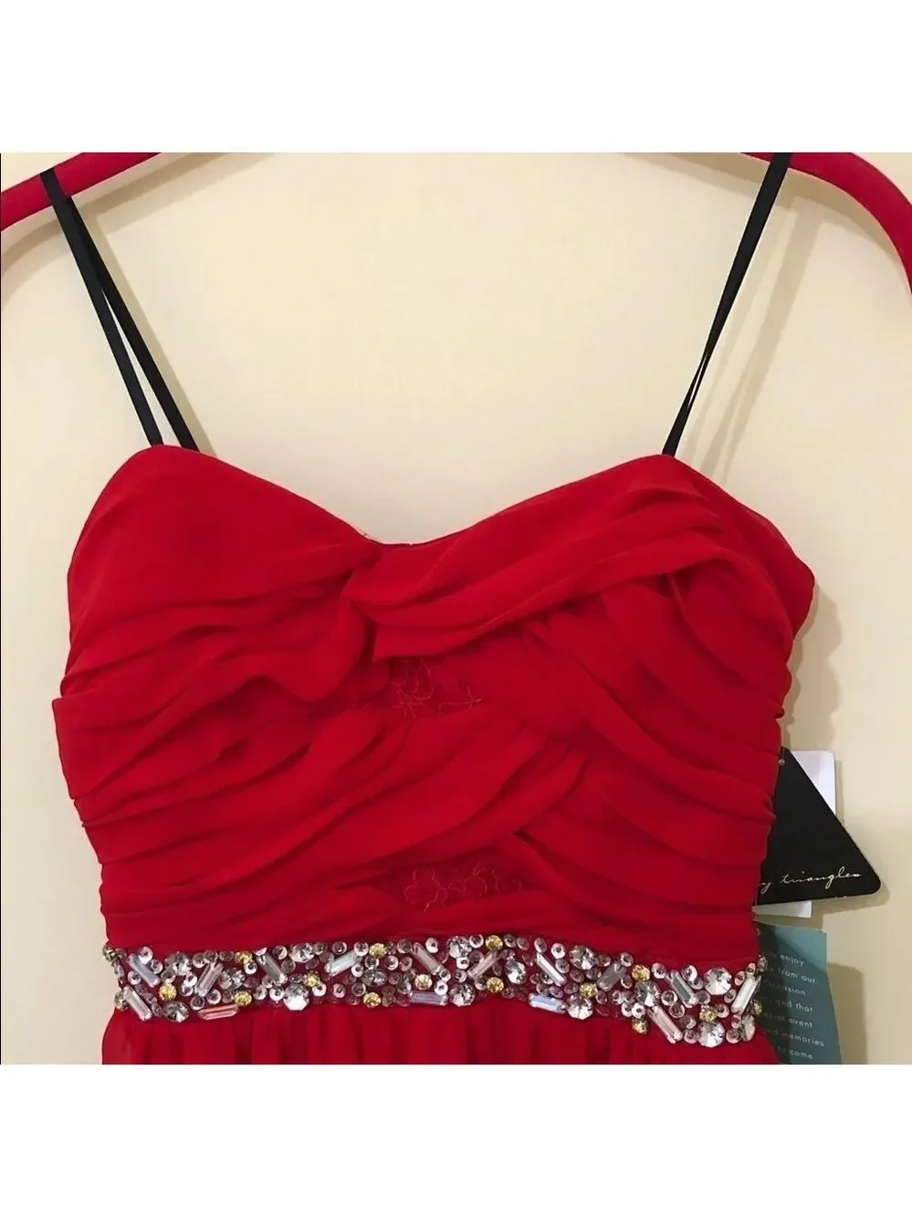 City Triangles Red high-low Formal Dress Women’s occasion dress Size 5
